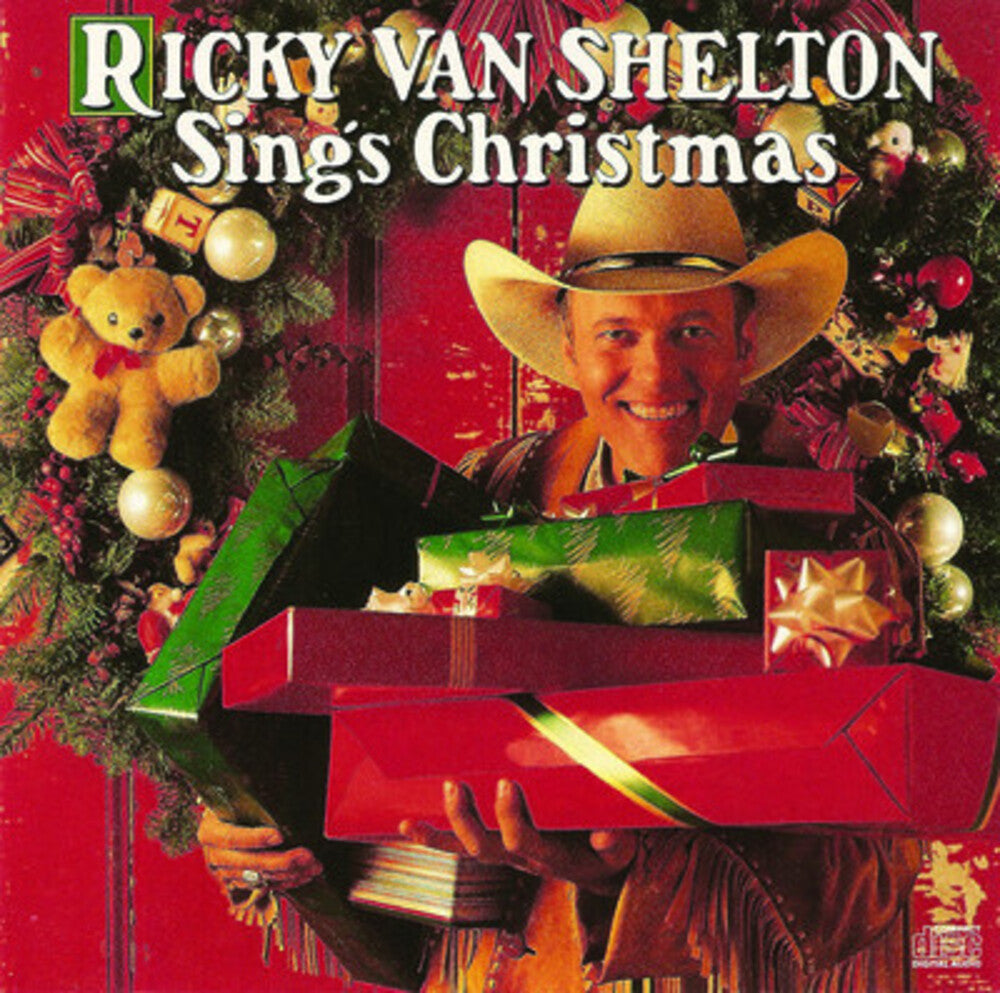 the album cover for Ricky Van Shelton - Sings Xmas