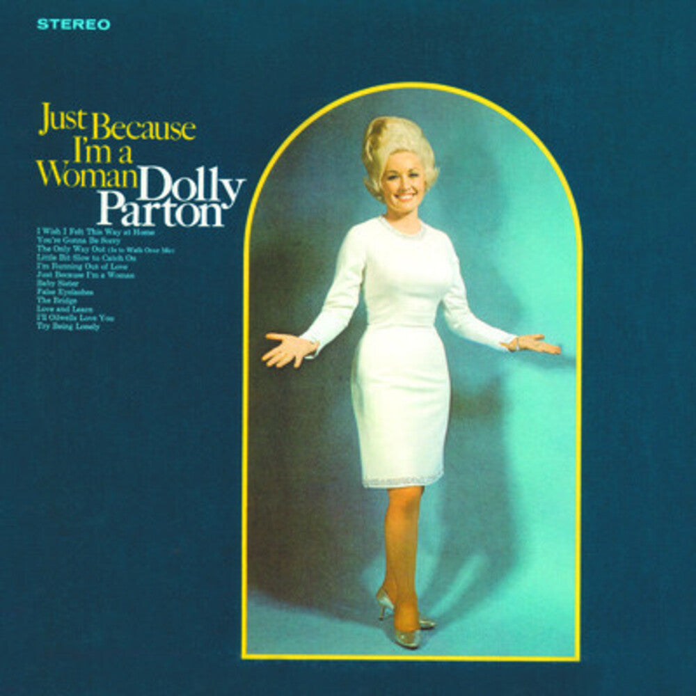 the album cover for Dolly Parton - Just Because I'm A Woman