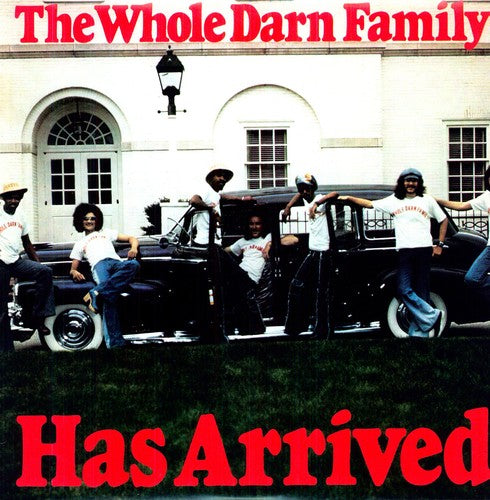 the album cover for The Whole Darn Family - Has Arrived
