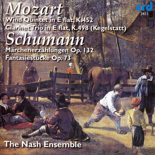 the album cover for Nash Ensemble - Play Mozart & Schumann