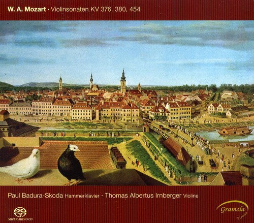 the album cover for Thomas Albertus Irnberger - Violin Sonatas K 376 & 380 & 454