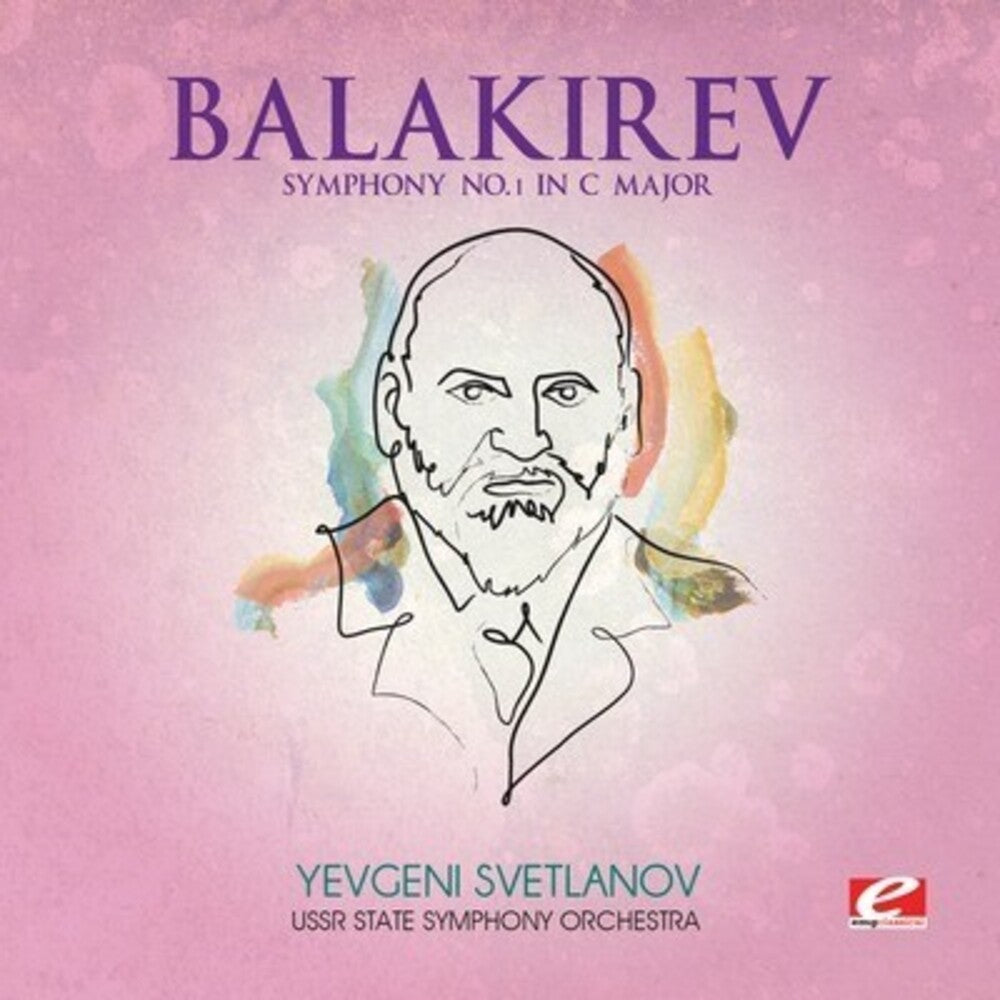 the album cover for USSR State Symphony Orchestra - Symphony No. 1 in C Major