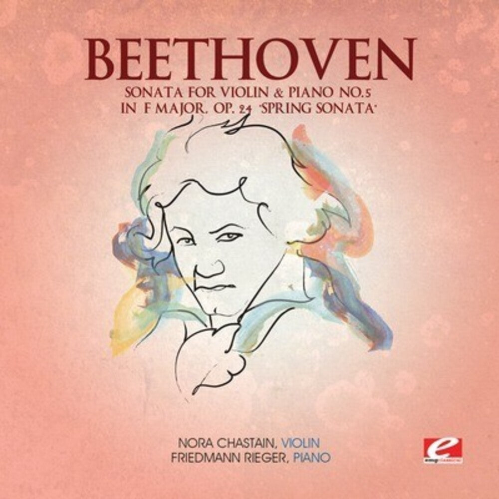the album cover for Beethoven - Sonata for Violin & Piano 5