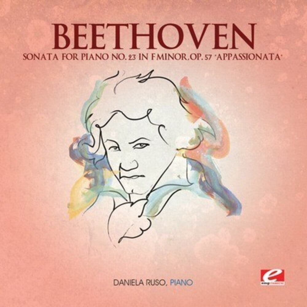 the album cover for Daniela Ruso - Sonata for Piano 23 in F minor