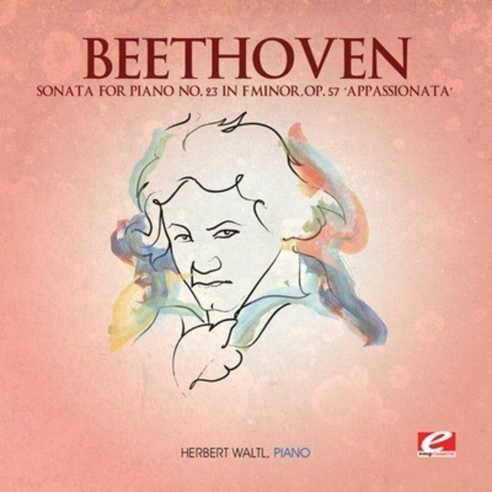 the album cover for Herbert Waltl - Sonata for Piano 23 in F minor