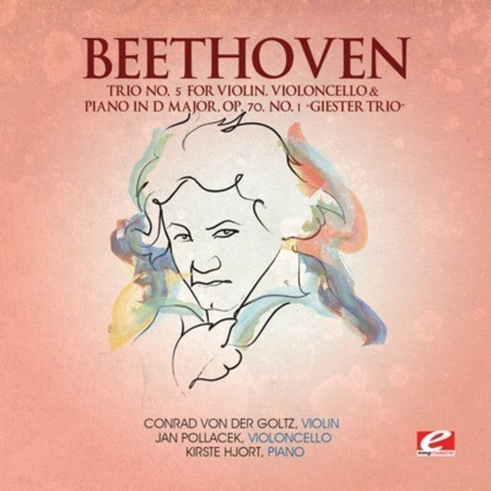 the album cover for Beethoven - Trio 5 Violin Violoncello Piano in D Major