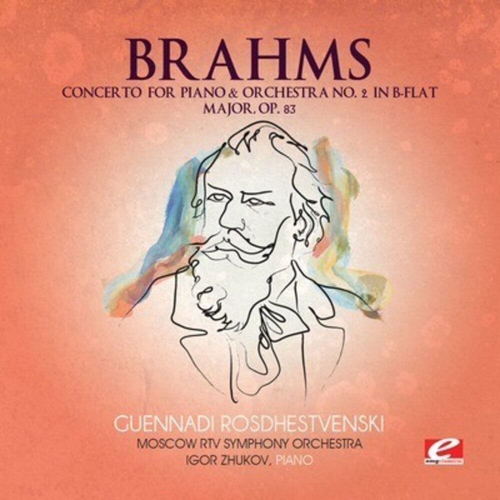 the album cover for Moscow RTV Symphony Orchestra - Concerto Piano Orchestra 2 in B-Flat Major