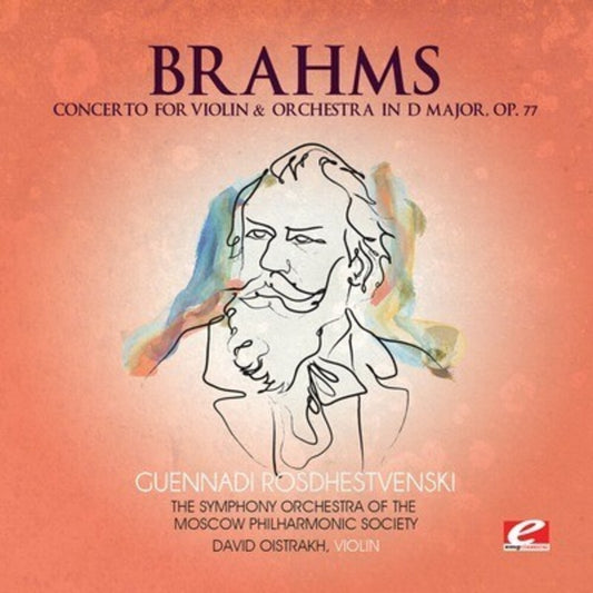 the album cover for The Symphony Orchestra of the Moscow Philharmonic Society - Concerto Violin & Orchestra in D Major