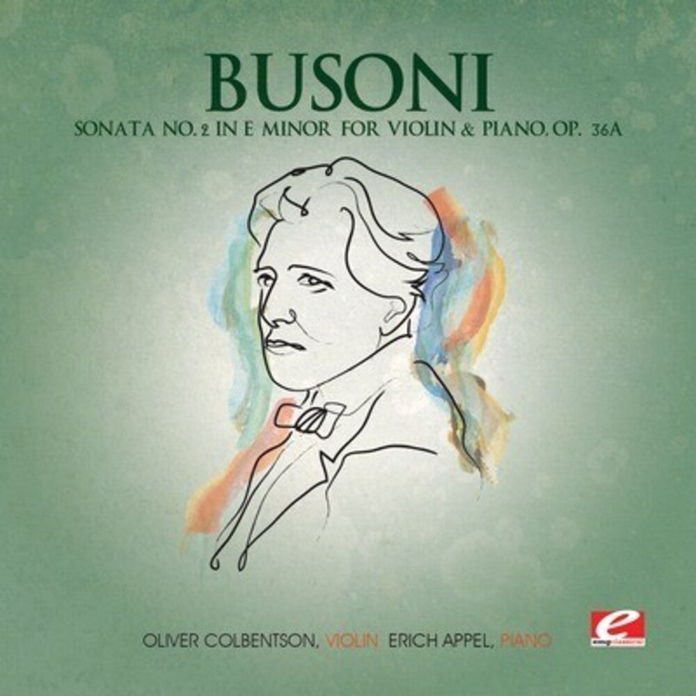 the album cover for Busoni - Sonata 2 in E minor