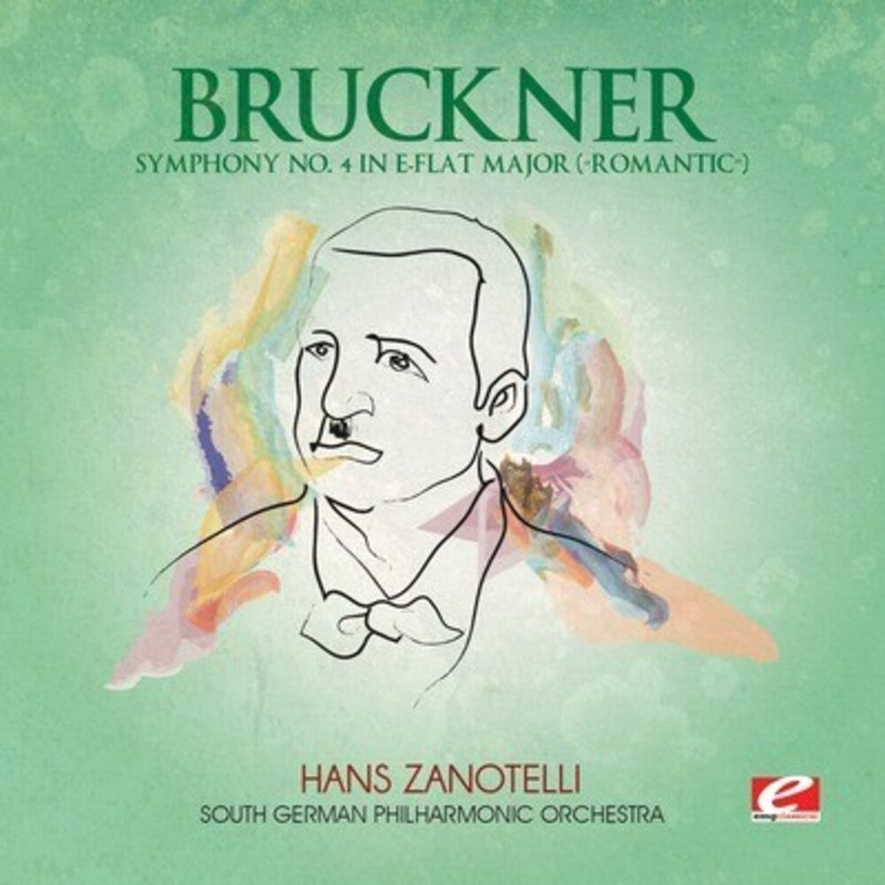 the album cover for Bruckner - Symphony 4 in E-Flat Major