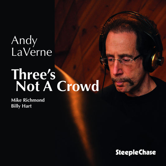 the album cover for Andy Laverne - Three's Not a Crowd