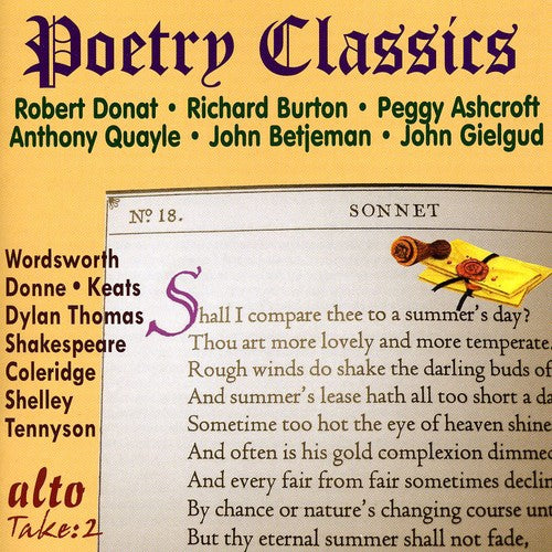 the album cover for Poetry Classics-Great Voices - Poetry Classics: Great Voices