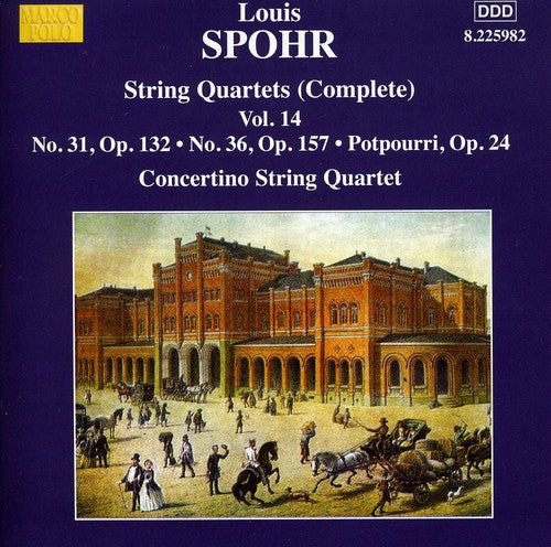 the album cover for Moscow Philharmonic Concertino Quartet - String Quartets 14