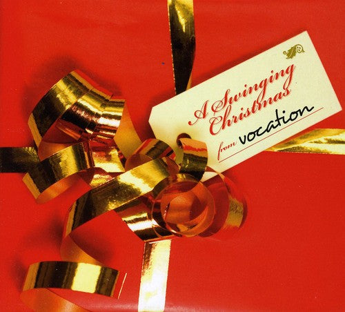 the album cover for Various Artists - Swinging Christmas