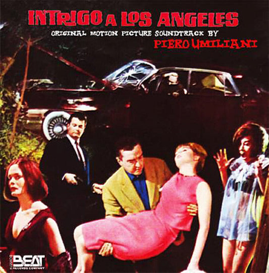 the album cover for Piero Umiliani Ita - Intrigo a Los Angeles (Intrigue in Los Angeles) (Original Motion Picture Soundtrack)