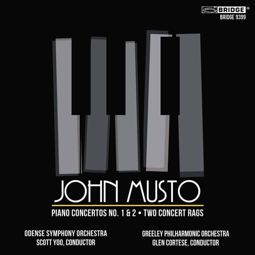 the album cover for Musto / Greeley Pco / Cortese - Piano Concertos