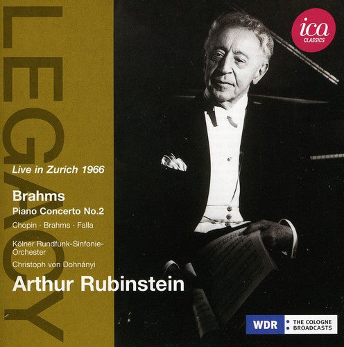 the album cover for Christoph Von Dohnanyi - Brahms Piano Concerto No. 2