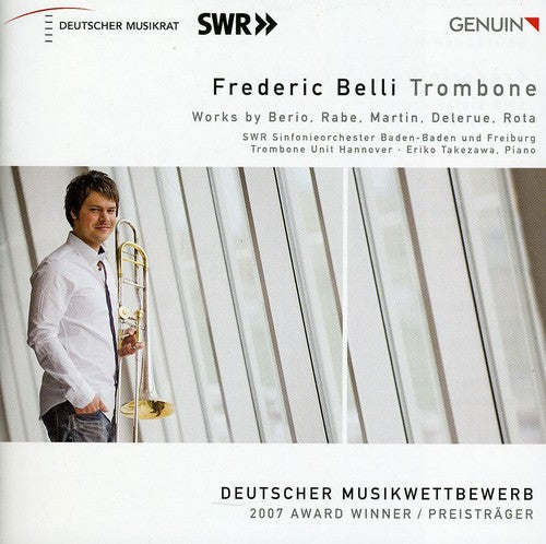 the album cover for Sylvain Cambreling - Belli Plays Works By Berio Rota Martin Rabe
