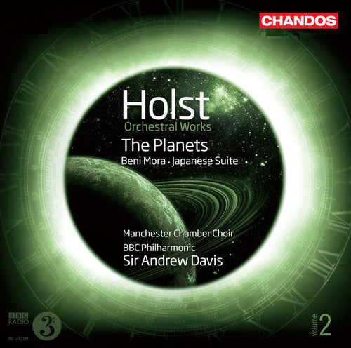 the album cover for Sir Andrew Davis - Holst 2: Orch Works