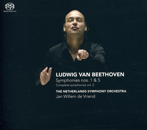 the album cover for L.V. Beethoven - Symphonies 1 & 5