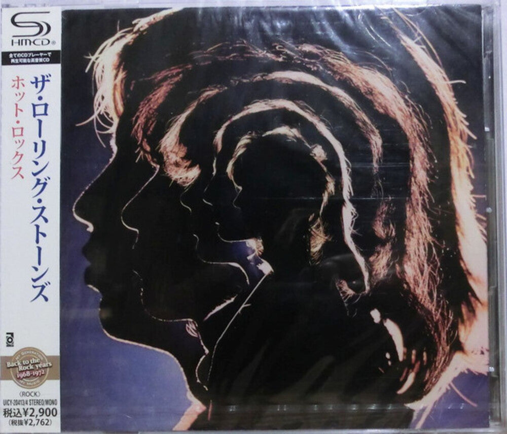 the album cover for The Rolling Stones - Hot Rocks 1964-71 (Shm-Cd) [Import]