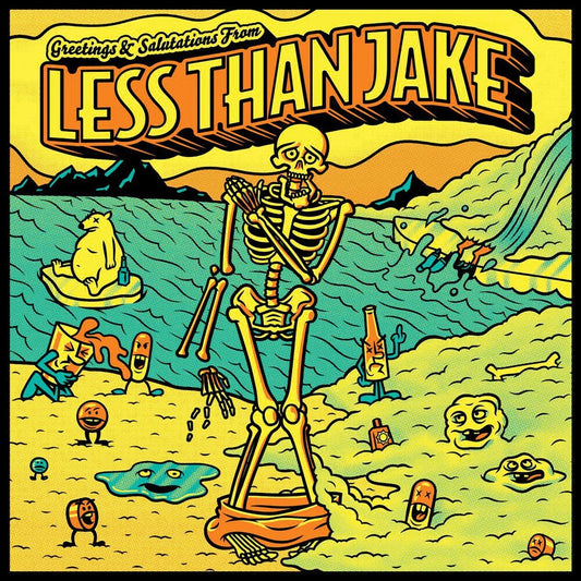 the album cover for Less Than Jake - Greetings & Salutations [Import]