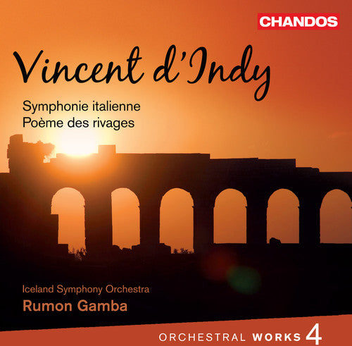the album cover for V. D'INDY - Orch Works 4 / Sym Italienne / Poeme Des Rivages