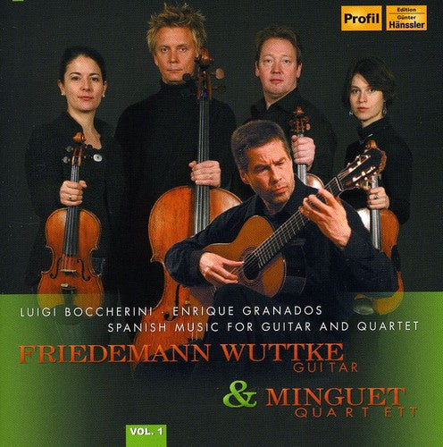 the album cover for Boccherini/Granados - Spanish Music for Guitar & Quartet 1