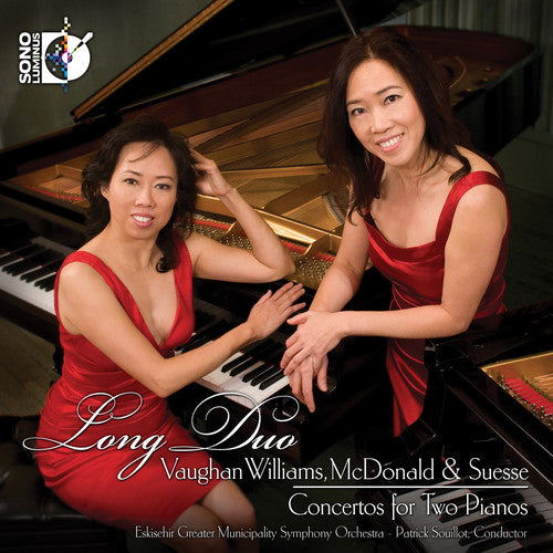 the album cover for Patrick Souillot - Concertos for Two Pianos