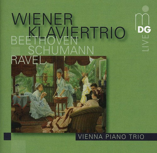 the album cover for Beethoven/Ravel/Schumann - Piano Trios