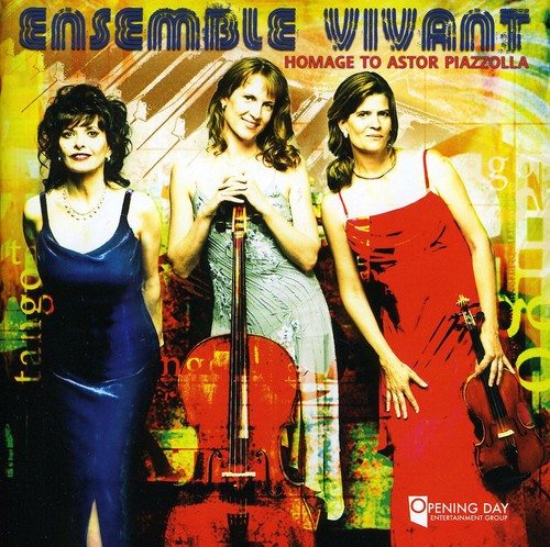 the album cover for A. PIAZZOLLA - Homage to Astor Piazzolla