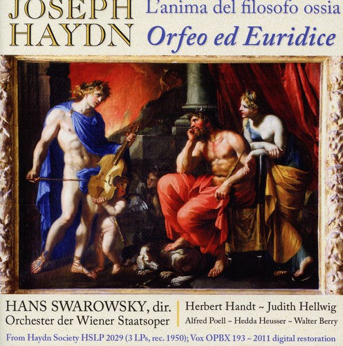 the album cover for Hans Swarowsky - Orfeo Ed Euridice
