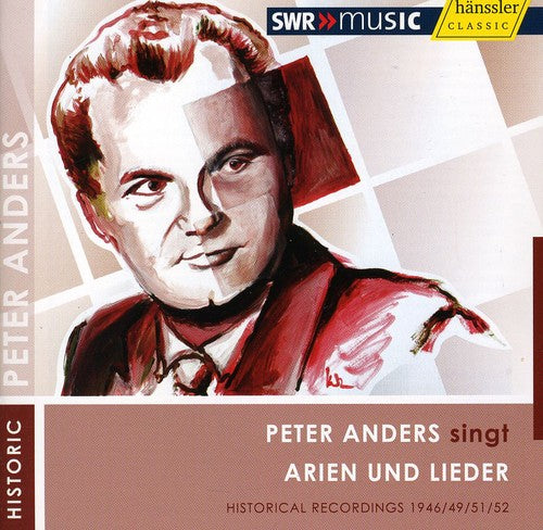the album cover for Wagner/Smetana/Straub/Beethove - Peter Anders Sings Arias & Lieder