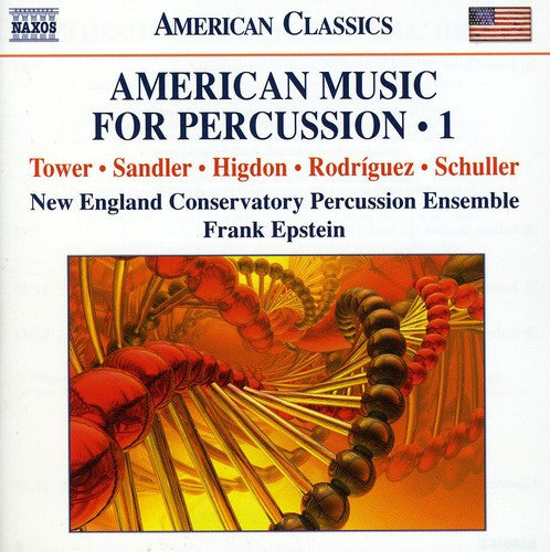 the album cover for New England Conservatory Percussion Ensemble - American Music for Percussion 1