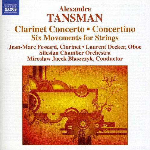 the album cover for Jean-Marc Fessard - Clarinet Cto / Concertino / Six Movements Strings