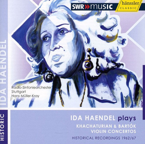 the album cover for Ida Haendel - Haendel Plays Khachaturian & Bartok Violin Ctos