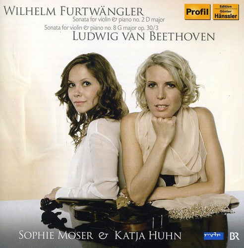 the album cover for Sophie Moser - Sonatas for Violin & Piano