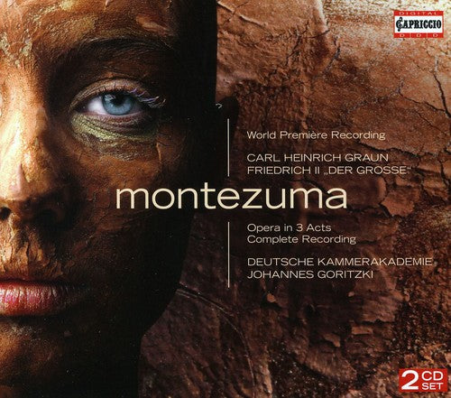 the album cover for Johannes Goritzki - Montezuma