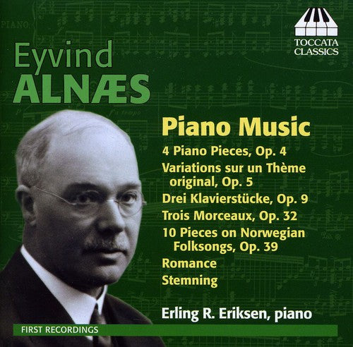 the album cover for Erling Ragnar Eriksen - Piano Music