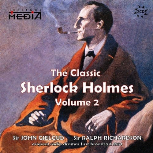 the album cover for Ralph David Richardson - Vol. 2-Classic Sherlock Holmes