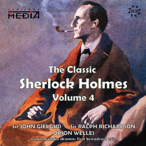 the album cover for Ralph David Richardson - Vol. 4-Classic Sherlock Holmes