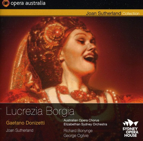 the album cover for Joan Sutherland - Lucrezia Borgia