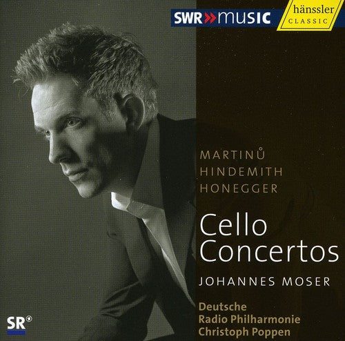 the album cover for Johannes Moser - Cello Concertos