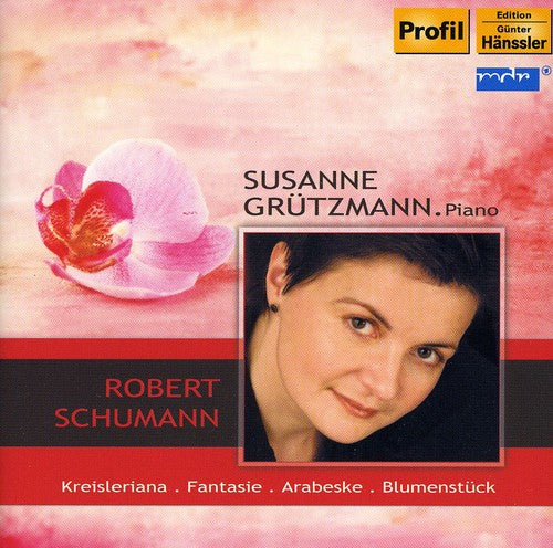 the album cover for Susanne Grutzmann - Grutzmann Plays Schumann