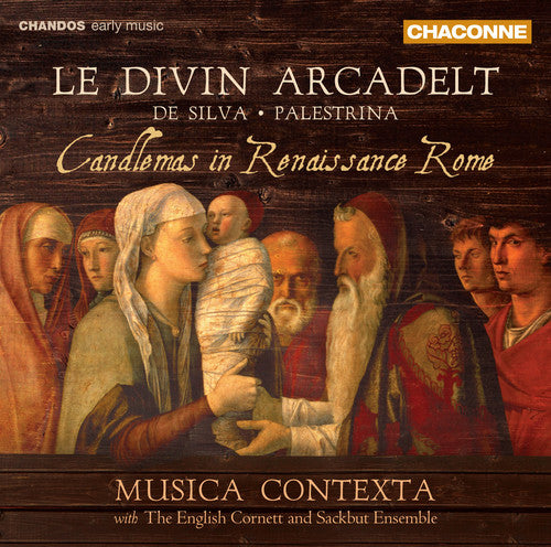 the album cover for G. PALESTRINA - Candlemass in Renaissance Rome