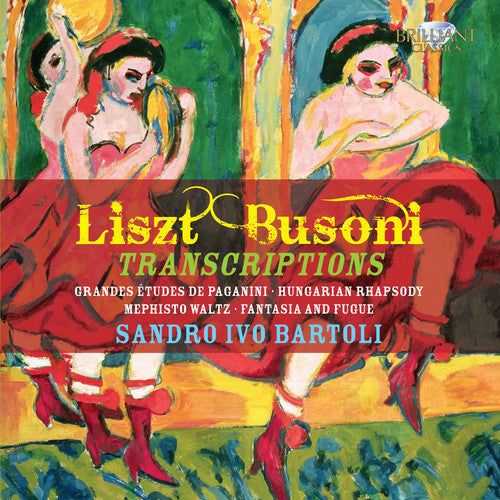 the album cover for Ivo Sandro Bartoli - Liszt-Busoni Studies & Transcriptions