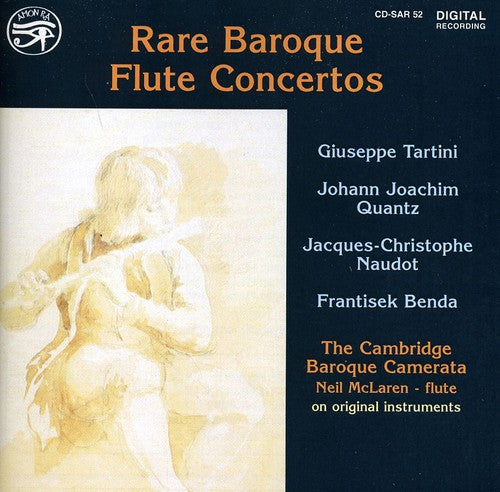 the album cover for The Cambridge Baroque Camerata - Rare Baroque Flute Concertos