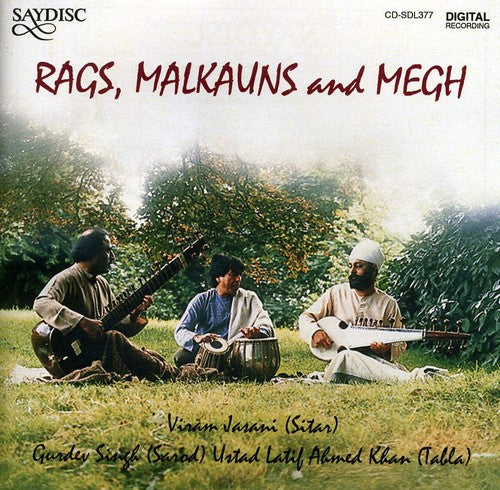 the album cover for Malkauns & Megh / Jasani / Singh / Latif - Rags