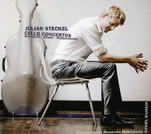 the album cover for Steckel / State Philharmonic Koblenz / Raiskin - Cello Concertos [Digipak]