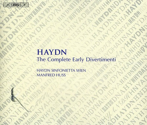 the album cover for Manfred Huss - Complete Earyly Divertimenti